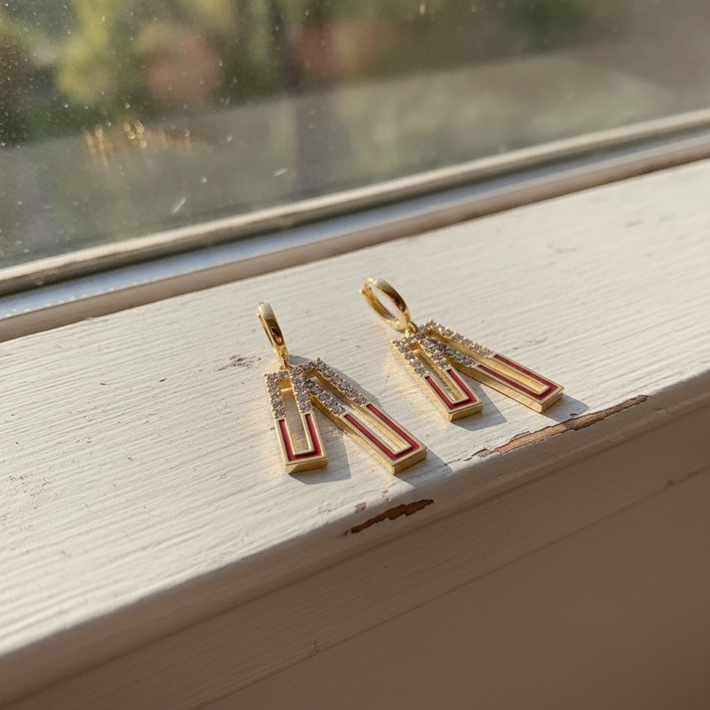 Kira Ruby Earrings