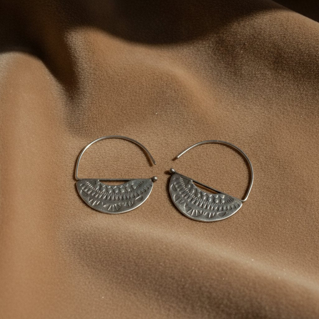 Nerine Silver Earrings