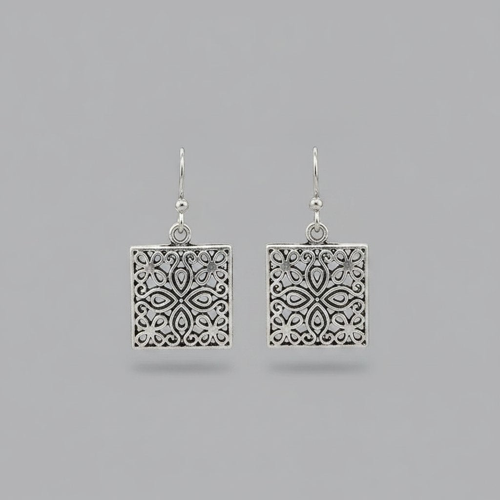 Wisteria Silver Earrings