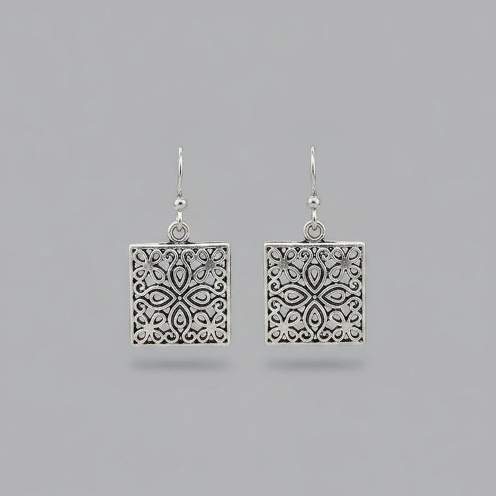 Wisteria Silver Earrings