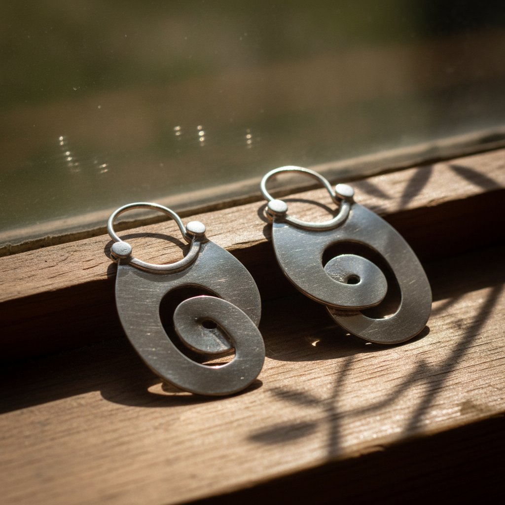 Oceane Silver Earrings