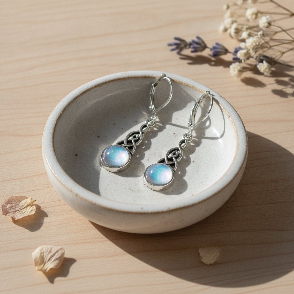 Elowen Moonstone Earrings