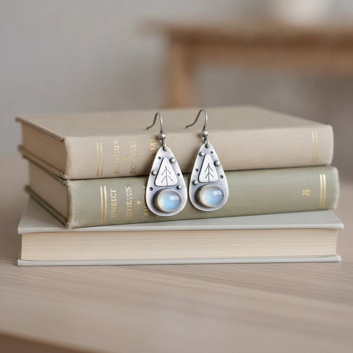 Cassia Moonstone Earrings