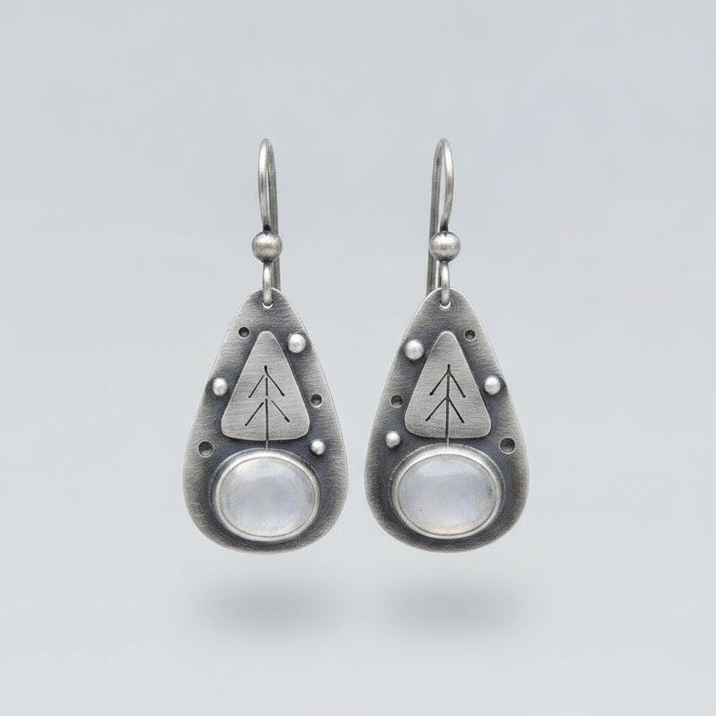 Cassia Moonstone Earrings