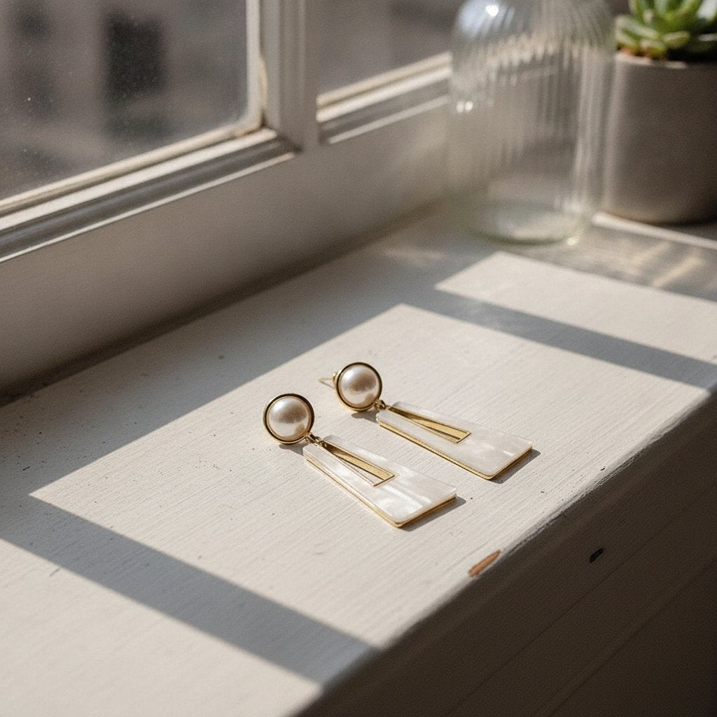 Iliana Pearl Earrings