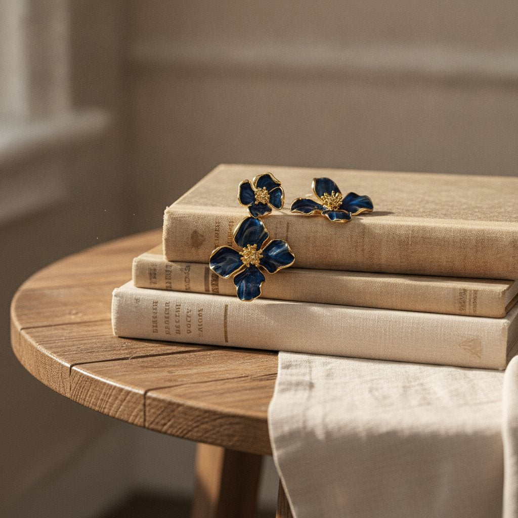Mireille Sapphire Earrings