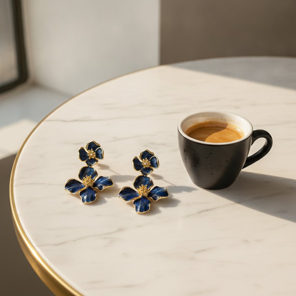Mireille Sapphire Earrings