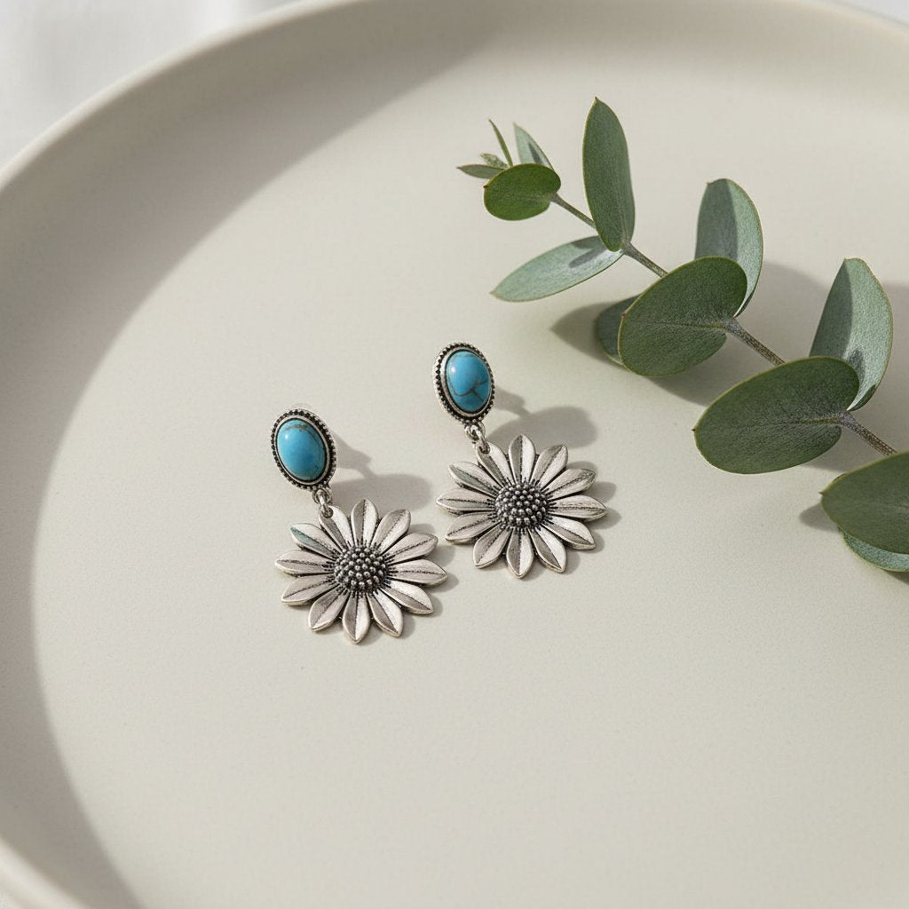 Zelie Turquoise Earrings