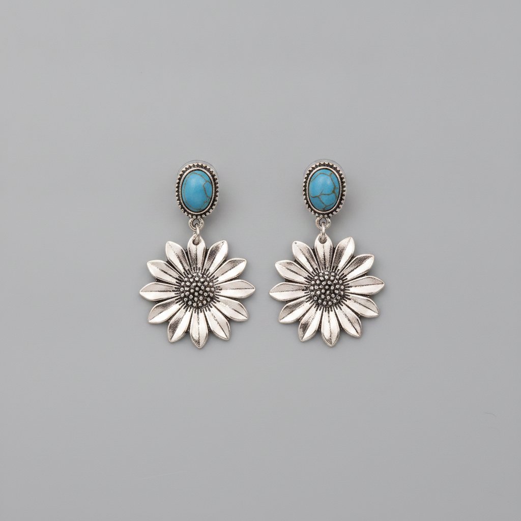 Zelie Turquoise Earrings