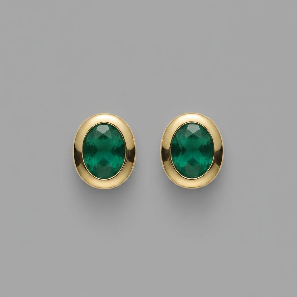 Faye Emerald Earrings