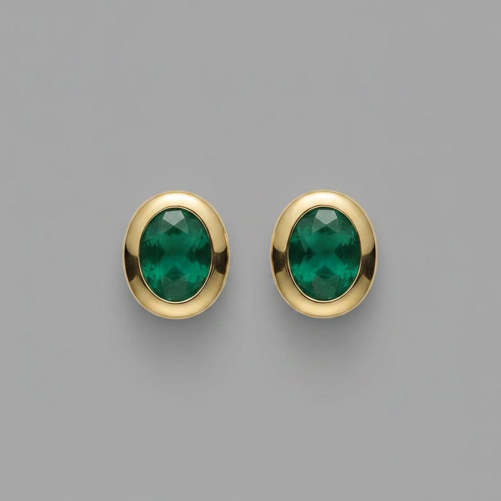 Faye Emerald Earrings