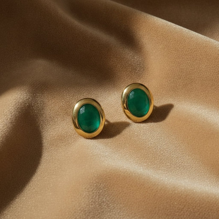 Faye Emerald Earrings