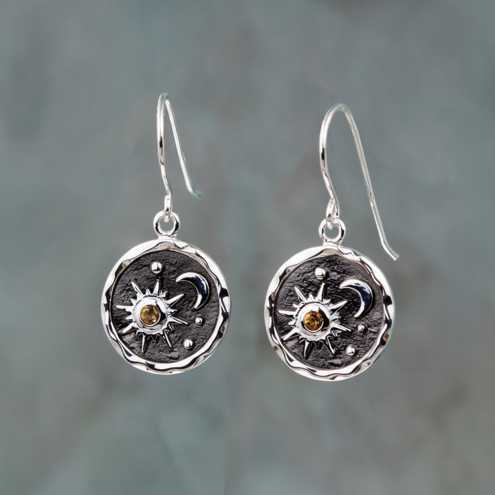 Sabine Citrine Earrings