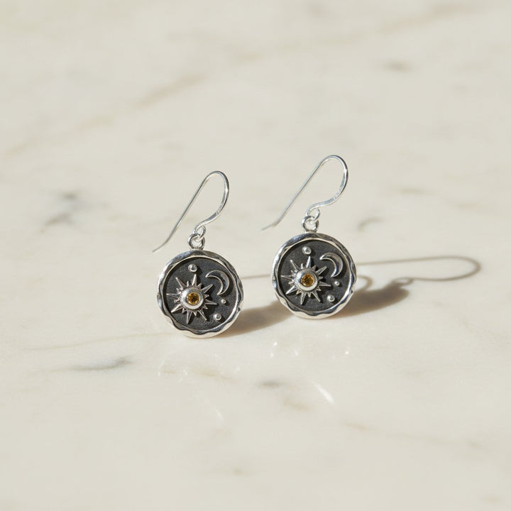 Sabine Citrine Earrings