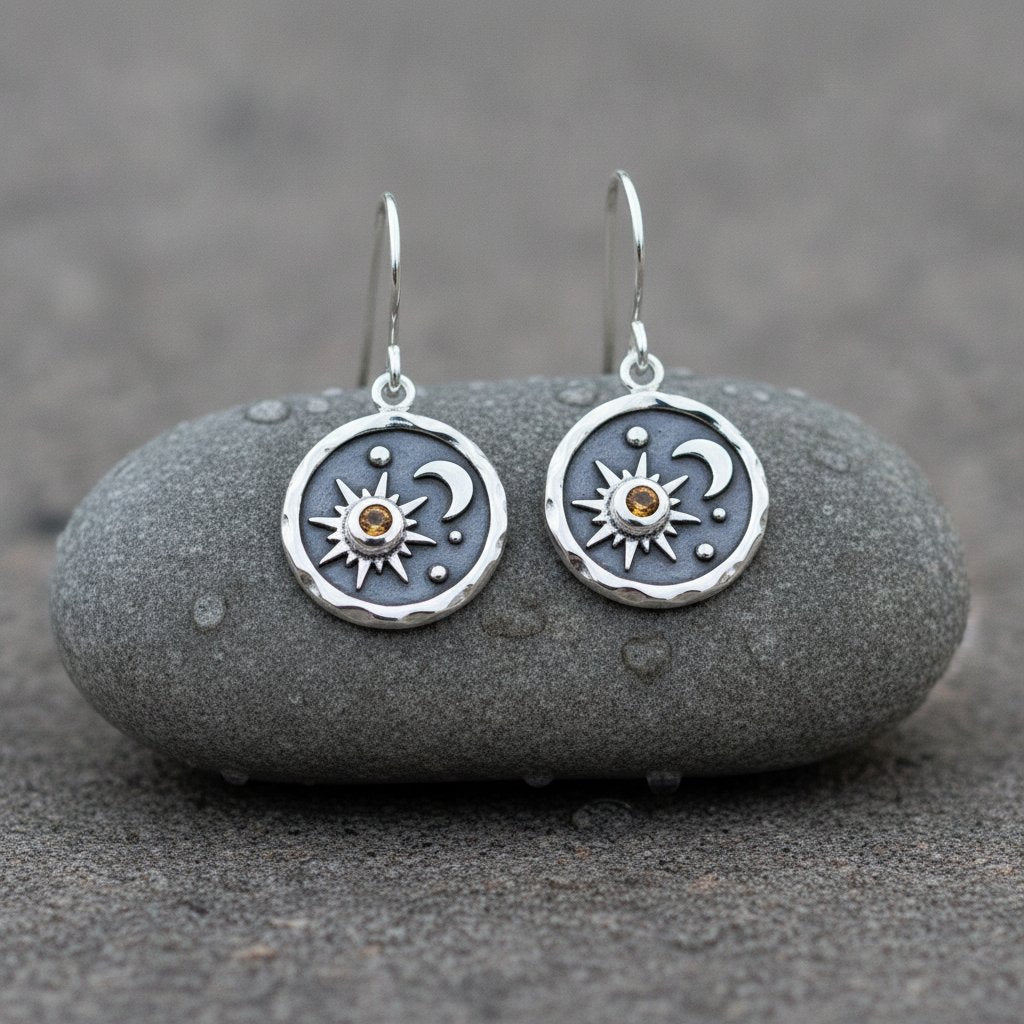 Sabine Citrine Earrings