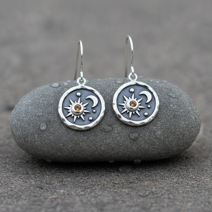 Sabine Citrine Earrings
