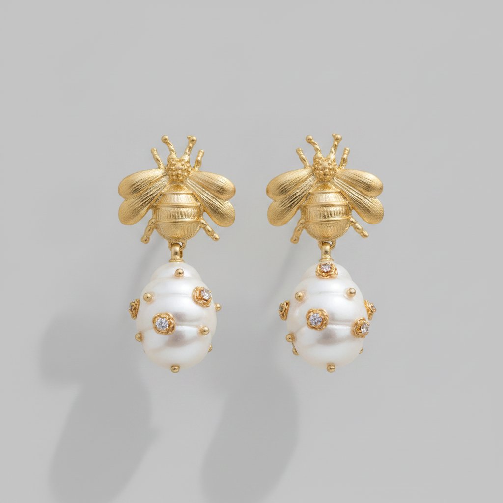 Mirabelle Pearl Earrings