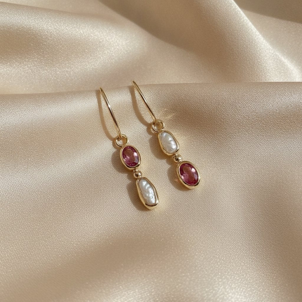 Ines Ruby Earrings