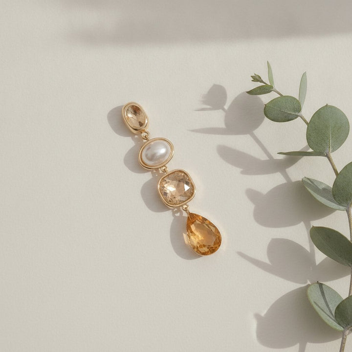 Wren Citrine Earrings