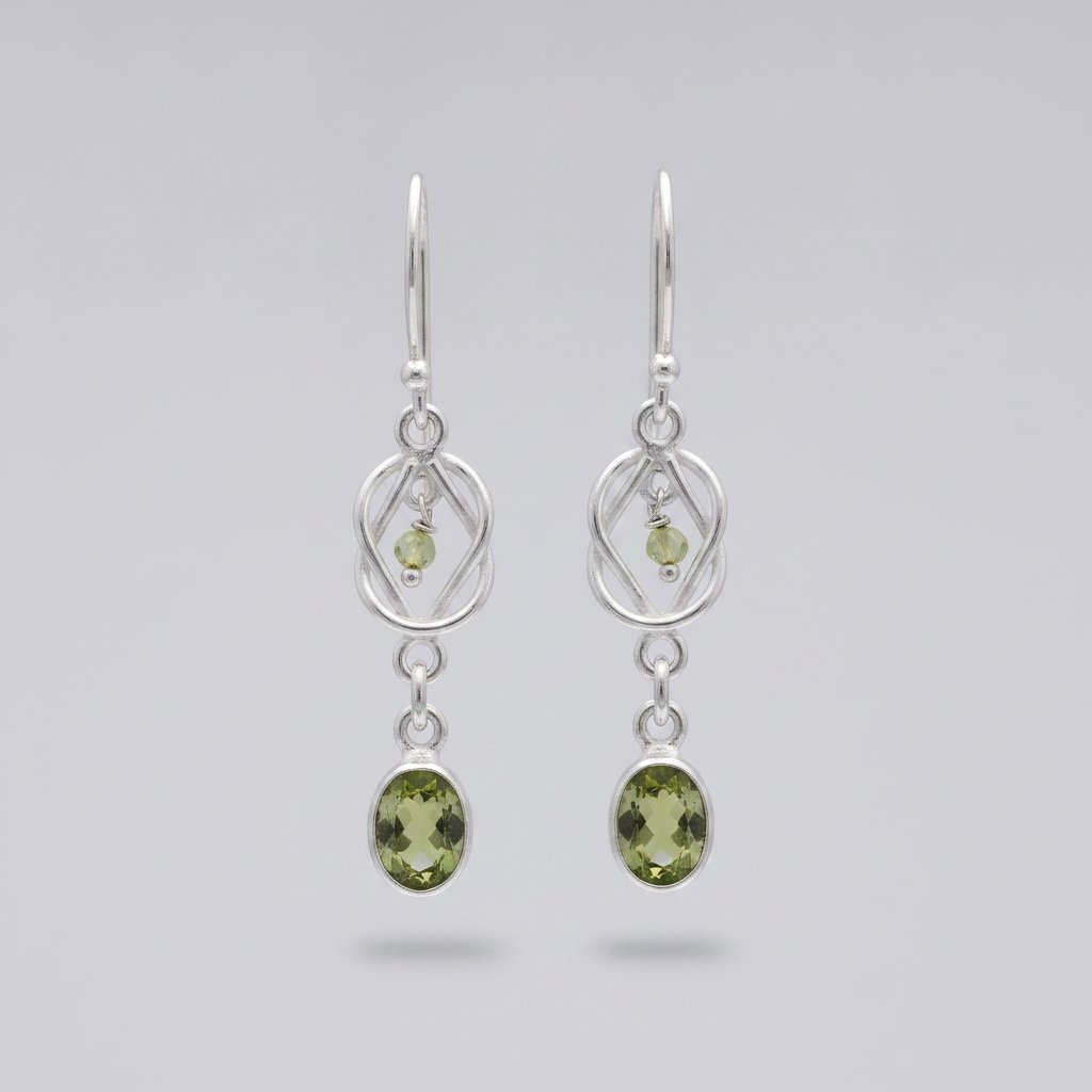 Alba Peridot Earrings