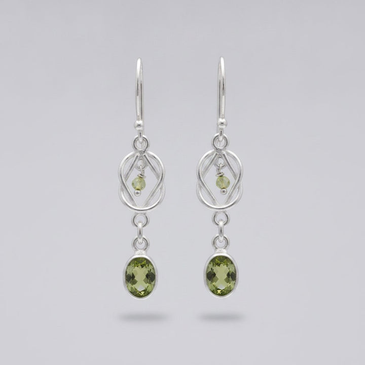 Alba Peridot Earrings
