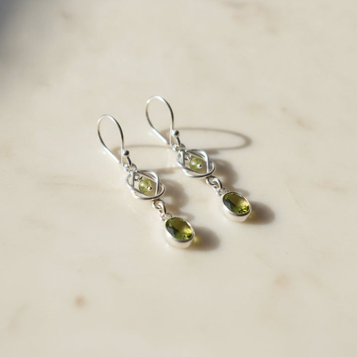 Alba Peridot Earrings
