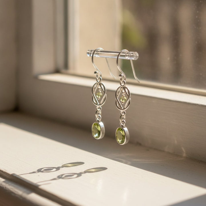 Alba Peridot Earrings
