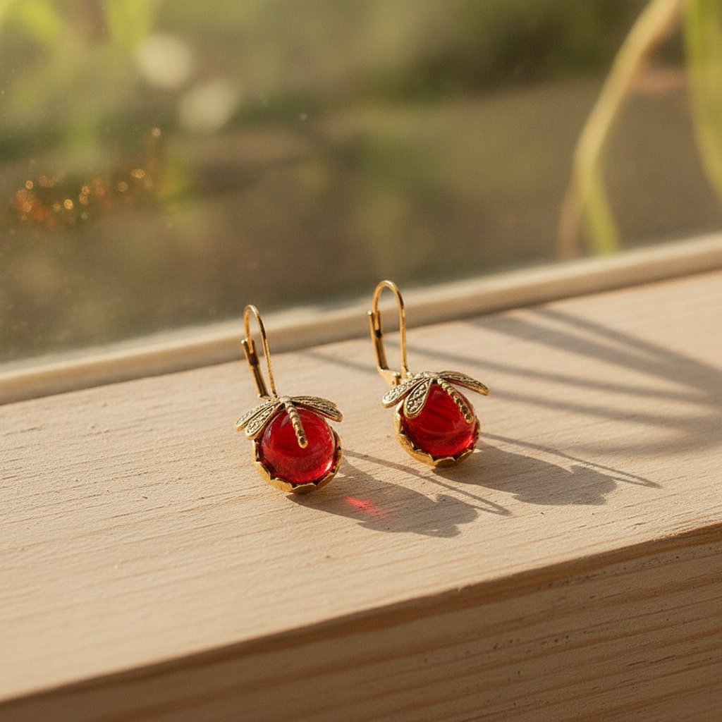 Blythe Ruby Earrings