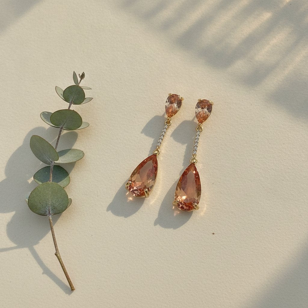 Willa Morganite Earrings