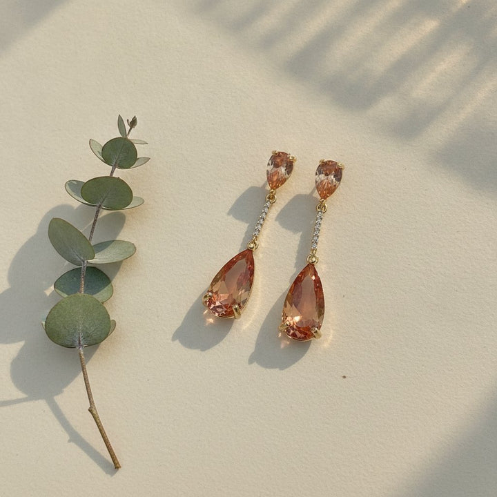 Willa Morganite Earrings