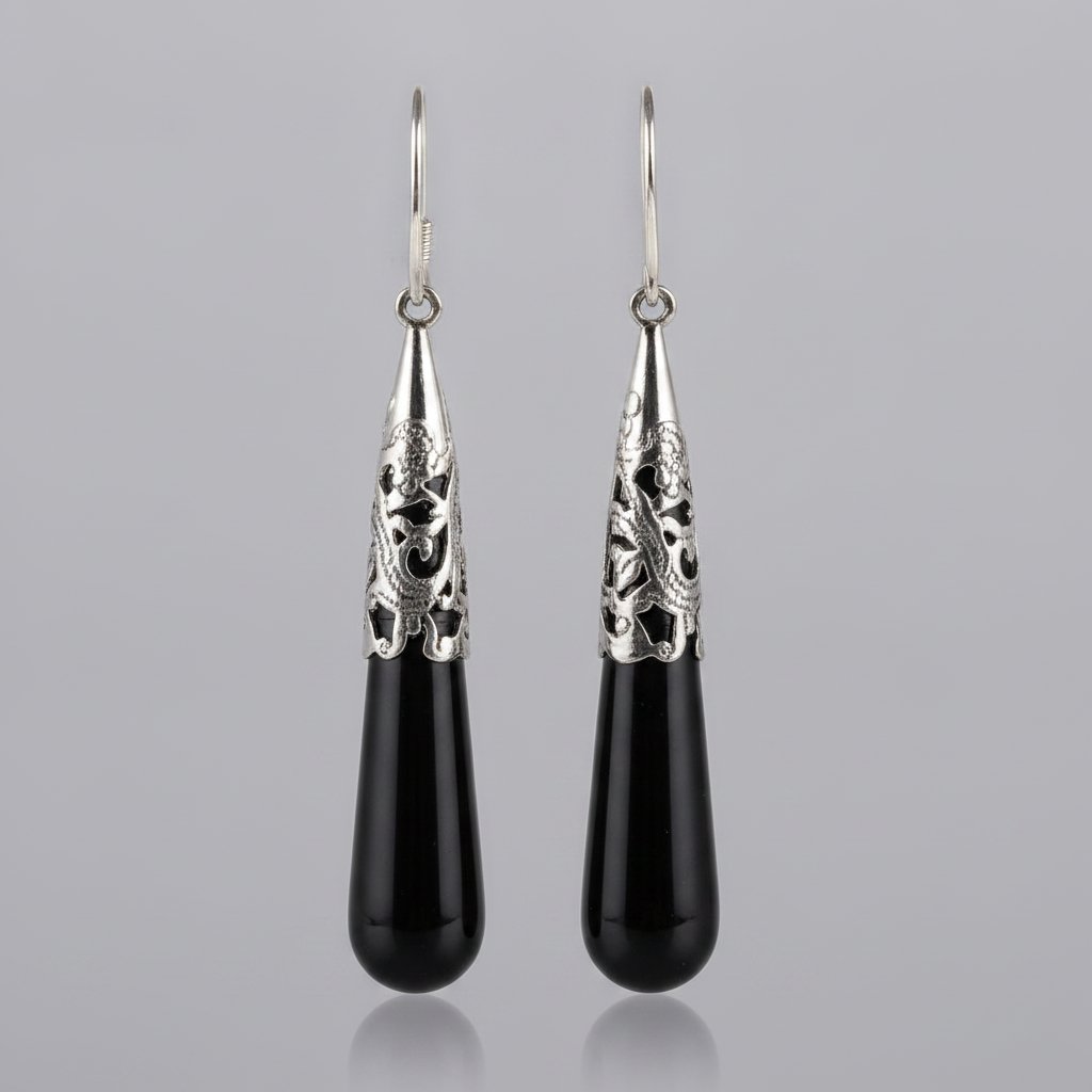 Xanthe Onyx Earrings