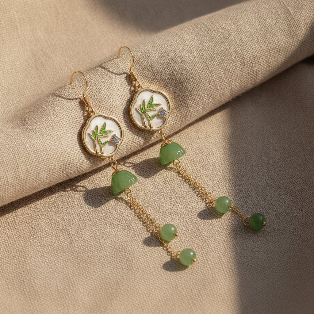 Yara Jade Earrings