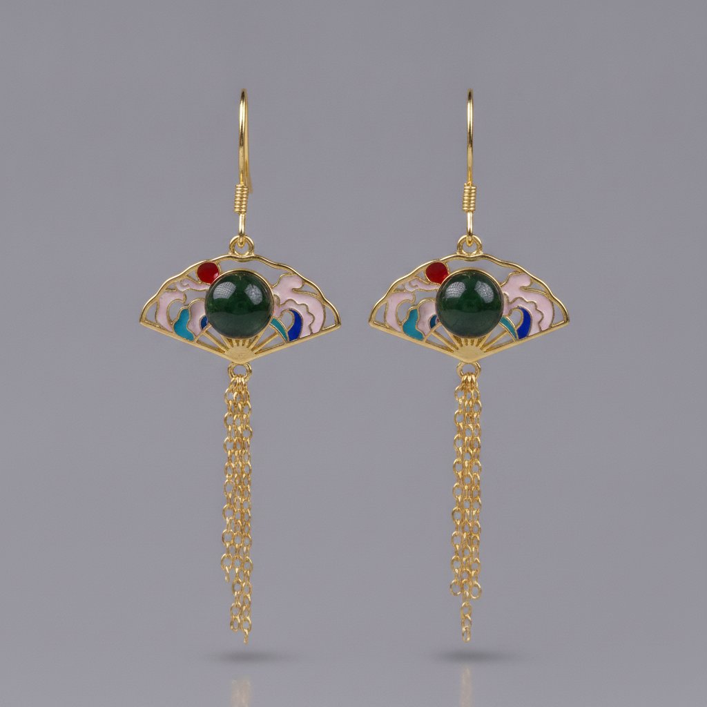 Greta Onyx Earrings
