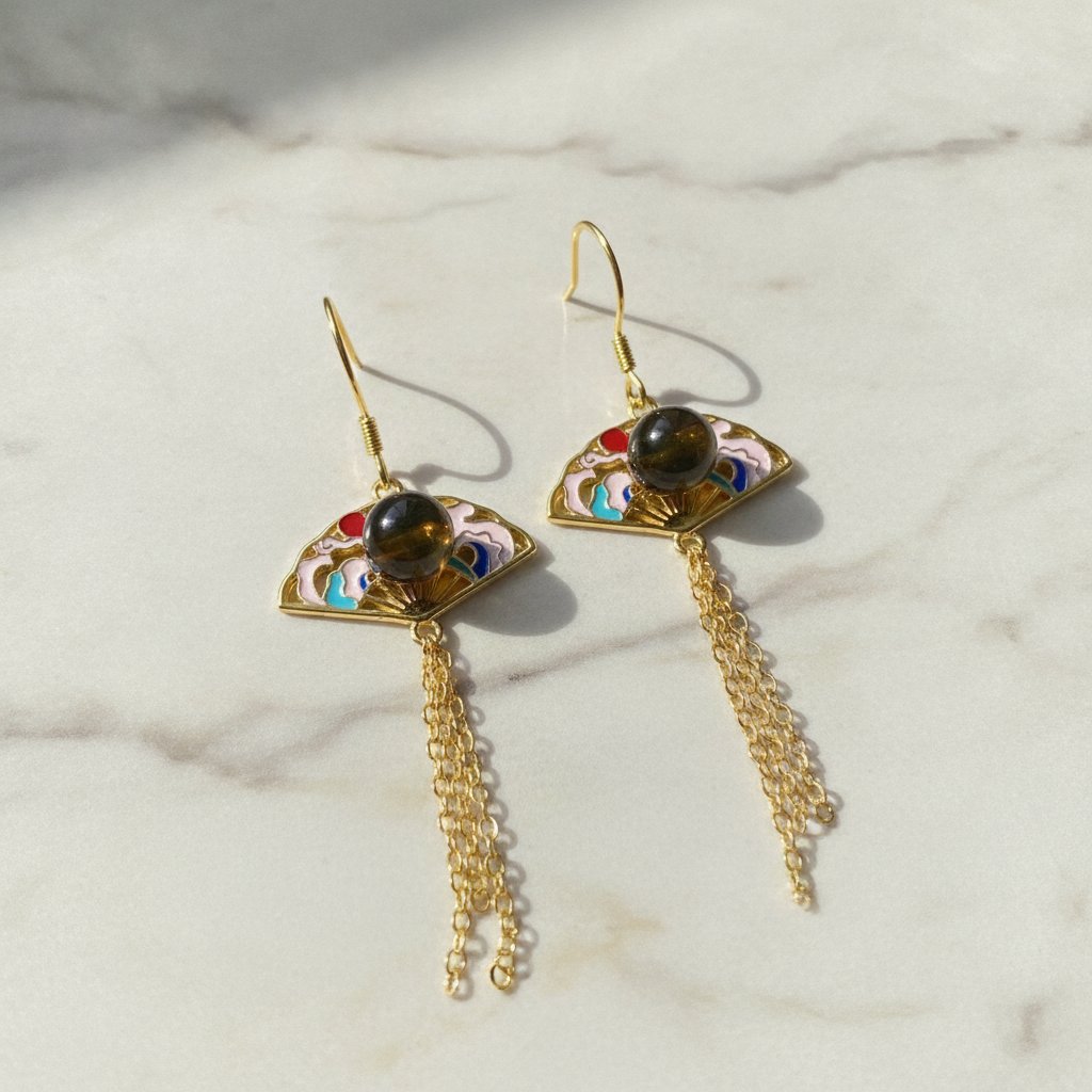 Greta Onyx Earrings