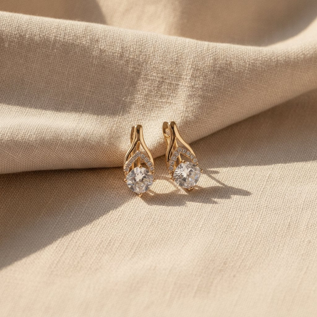 Fiora Gold Earrings