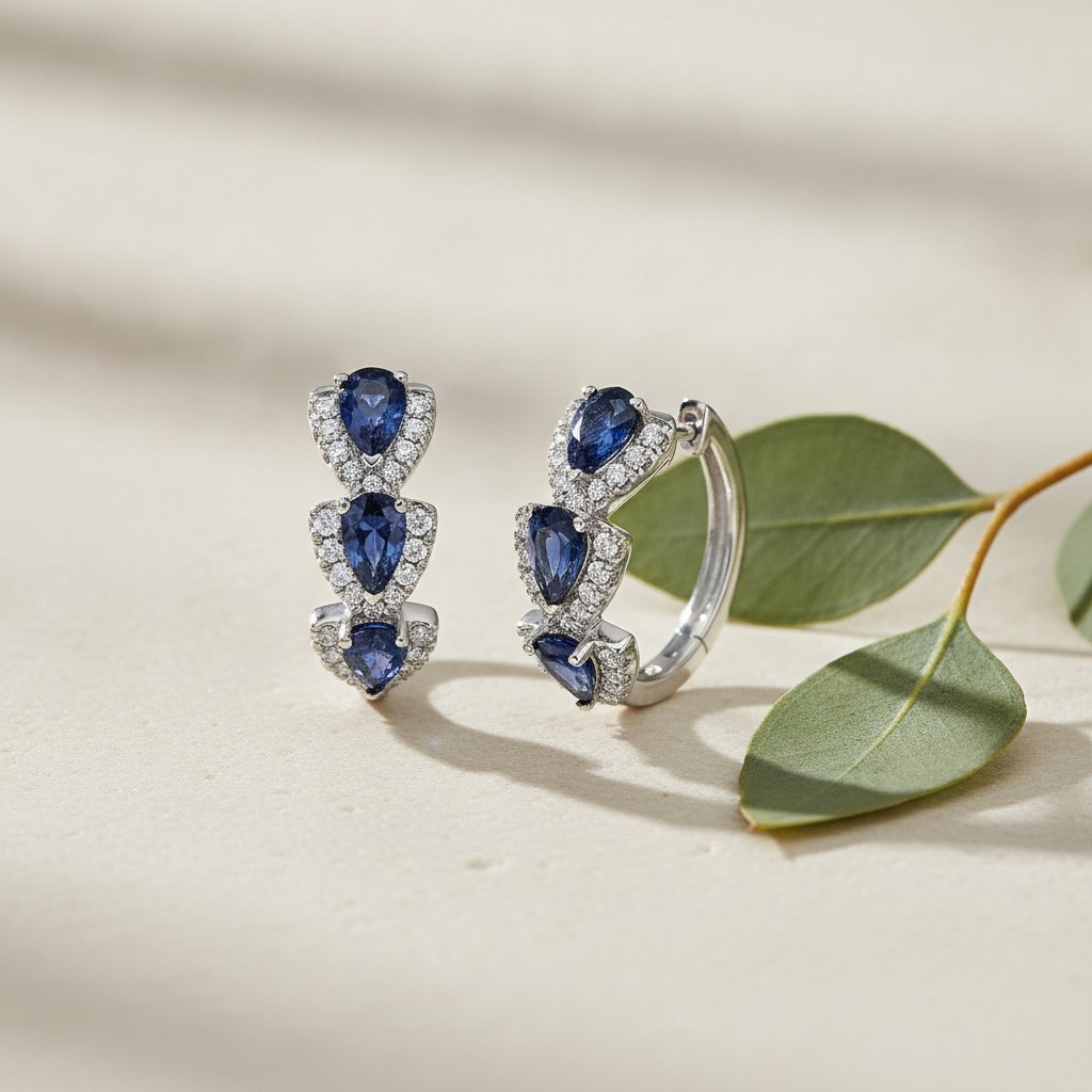 Amelie Sapphire Earrings