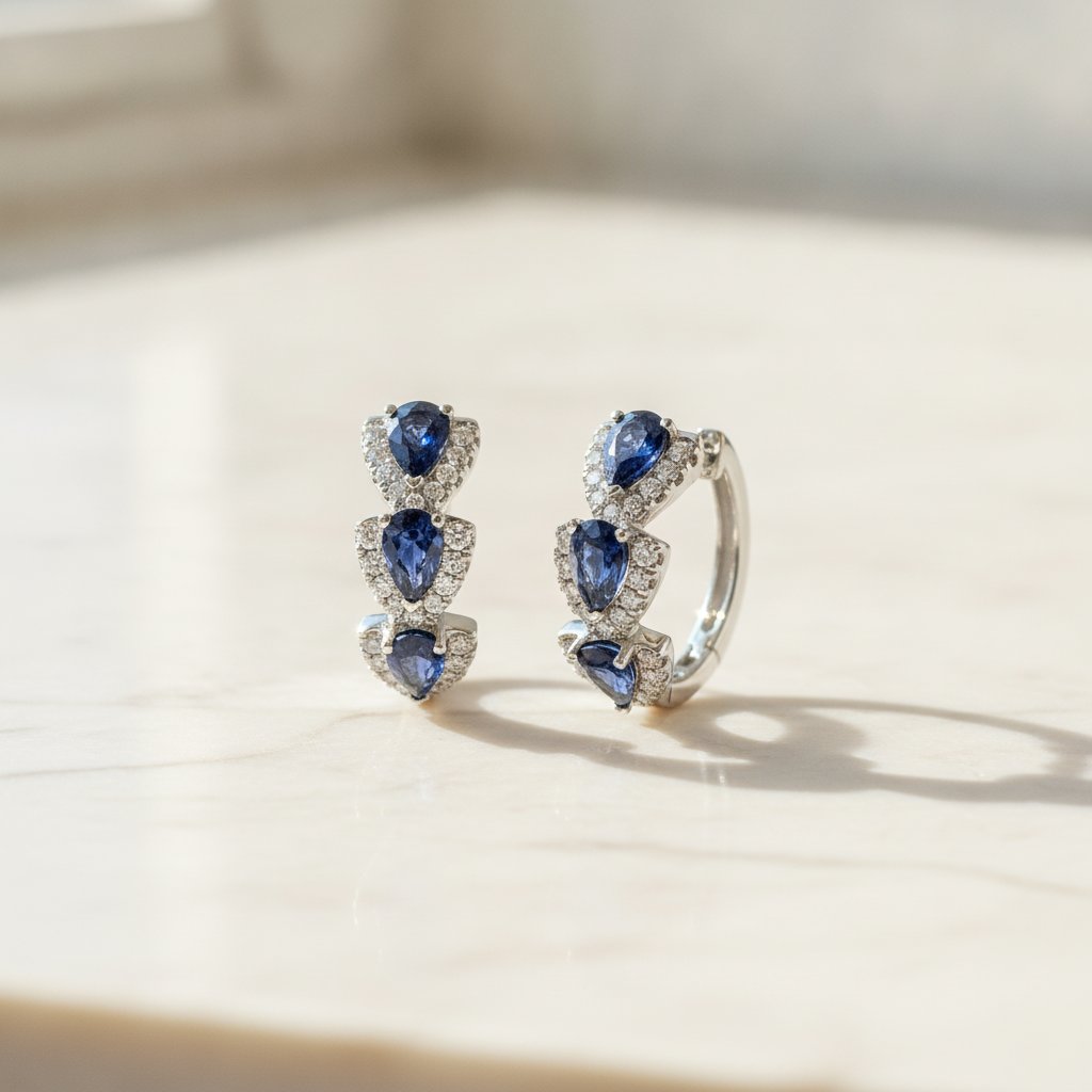 Amelie Sapphire Earrings