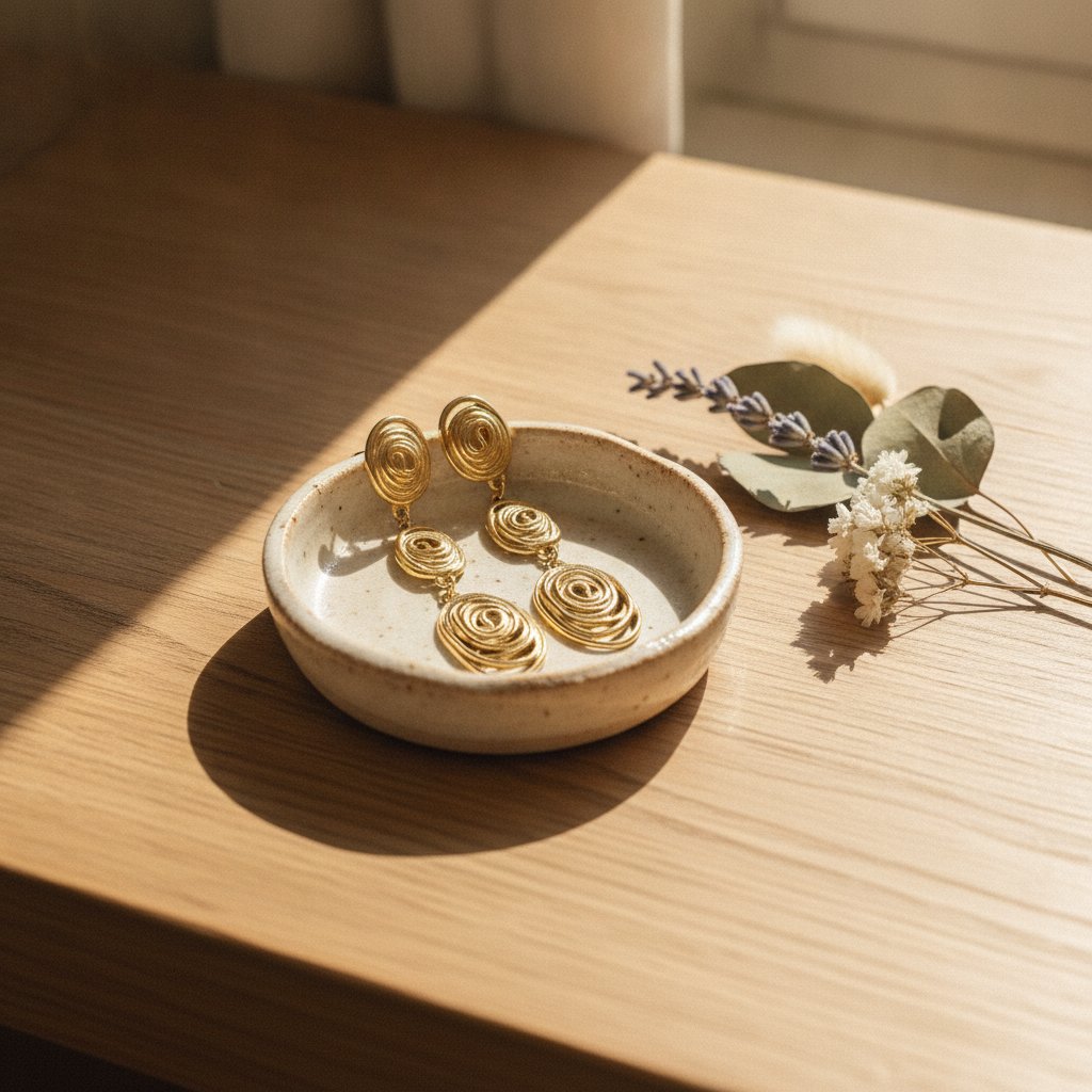 Mirabelle Gold Earrings