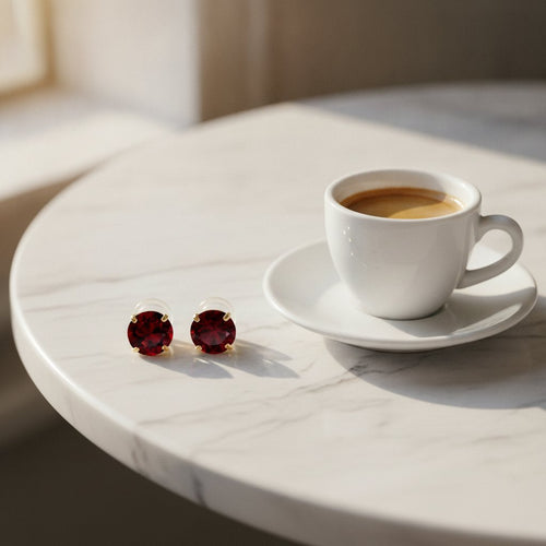 Capucine Ruby Earrings