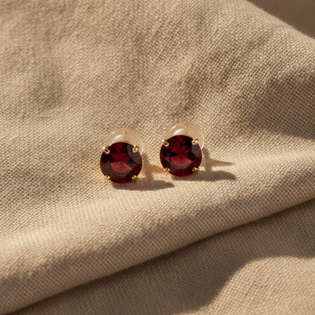 Capucine Ruby Earrings