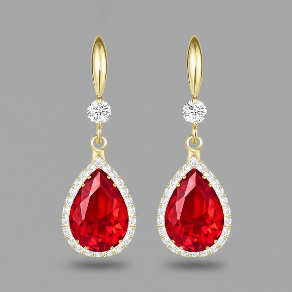 Sidonie Ruby Earrings