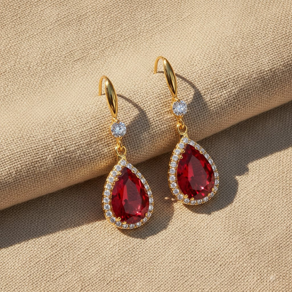 Sidonie Ruby Earrings
