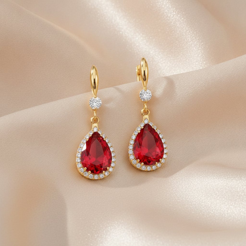 Sidonie Ruby Earrings