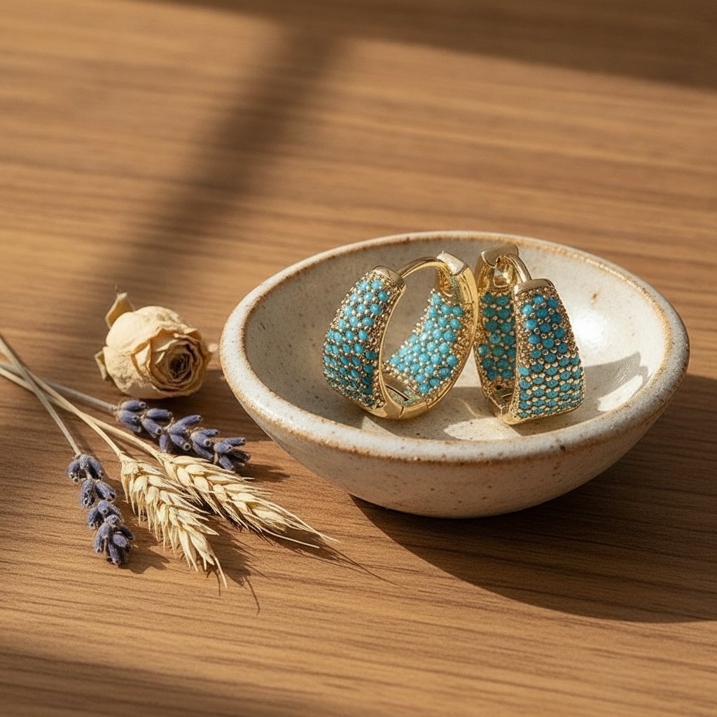 Beatrice Turquoise Earrings