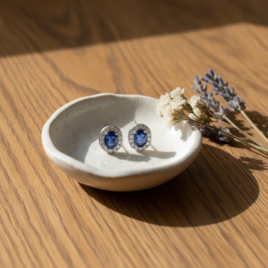 Vesper Sapphire Earrings