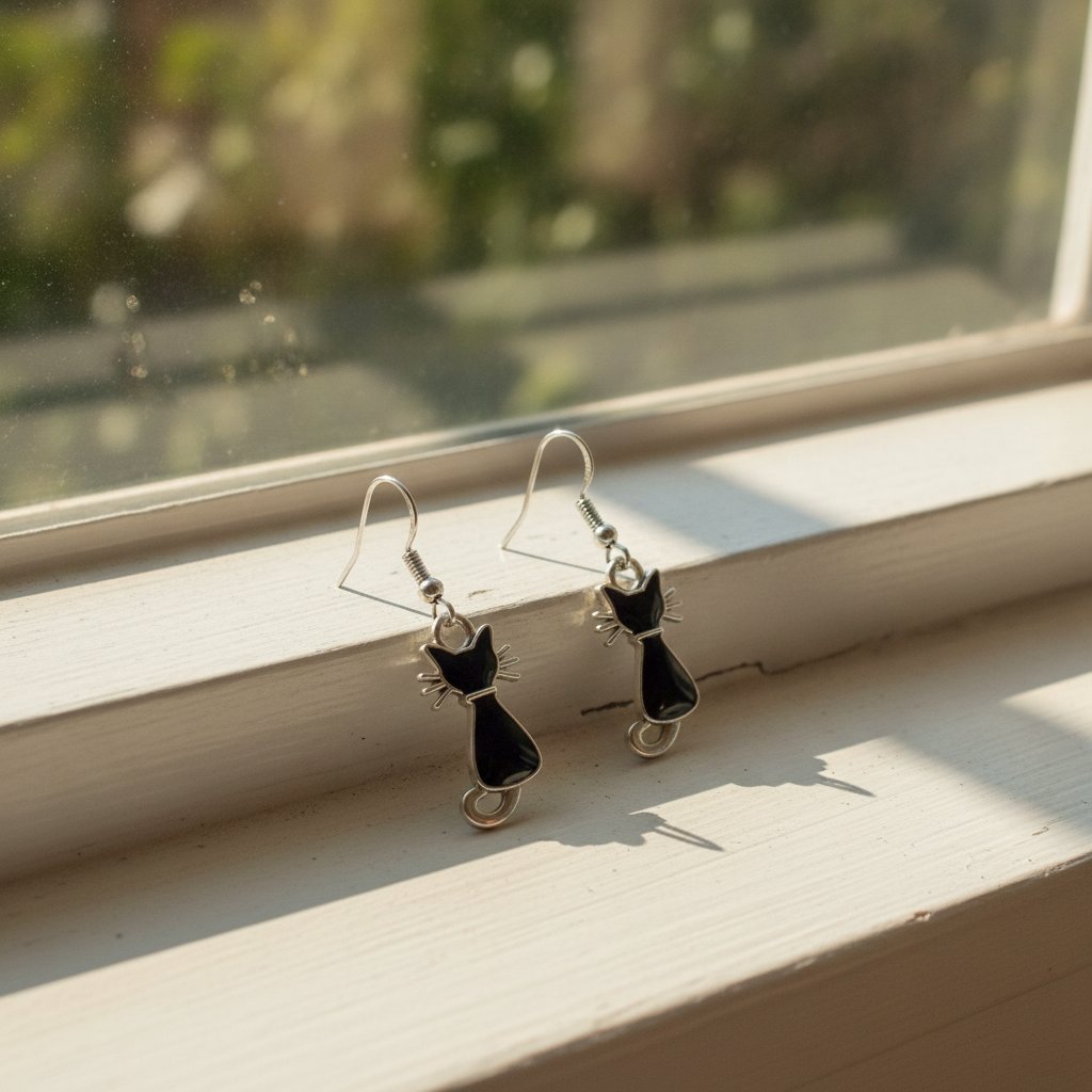 Coralie Silver Earrings
