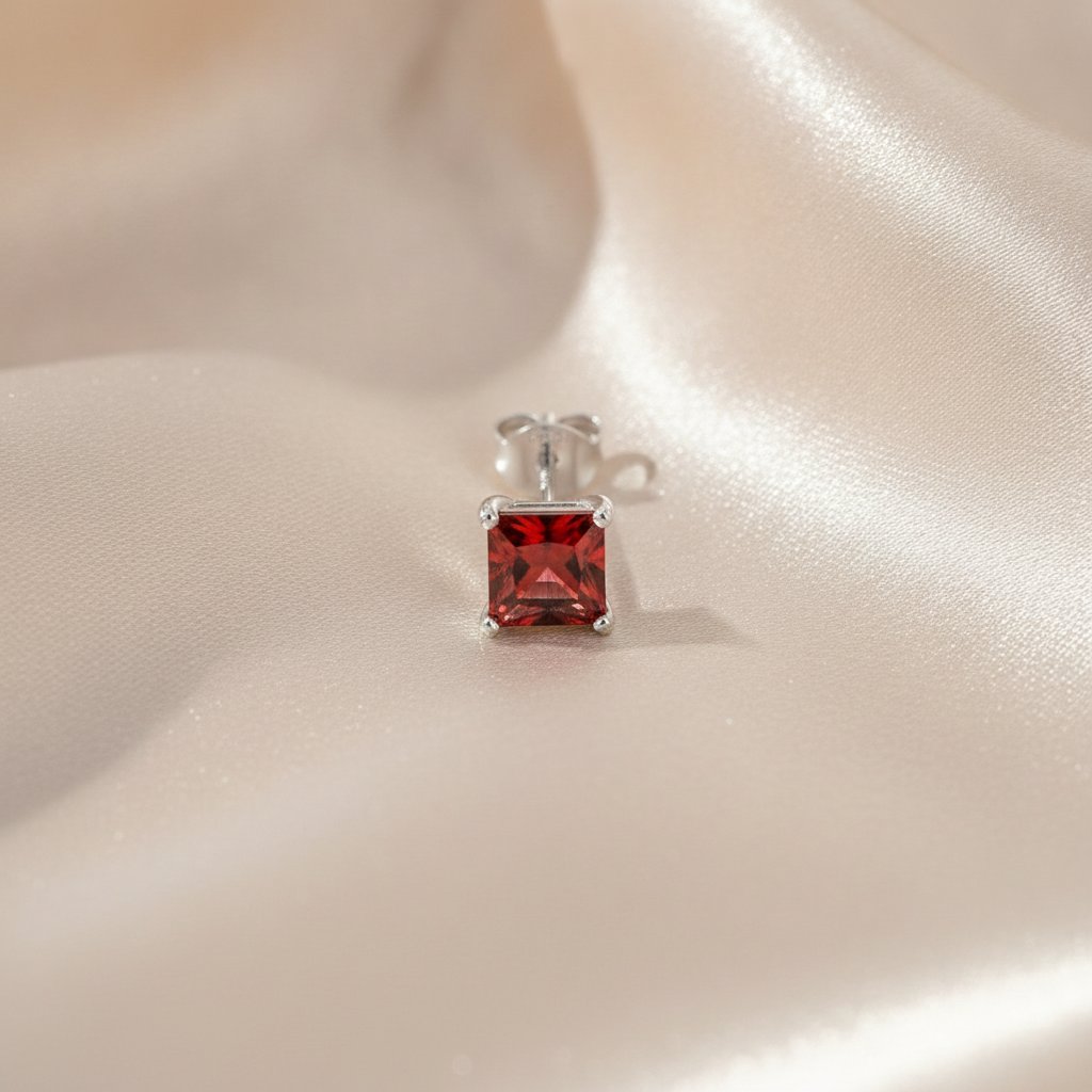 Selene Ruby Earrings