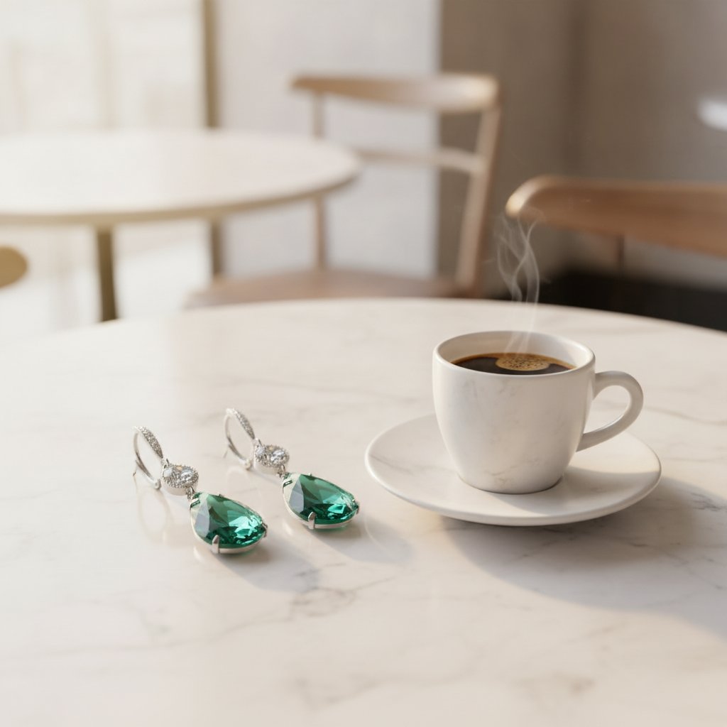 Elise Crystal Earrings