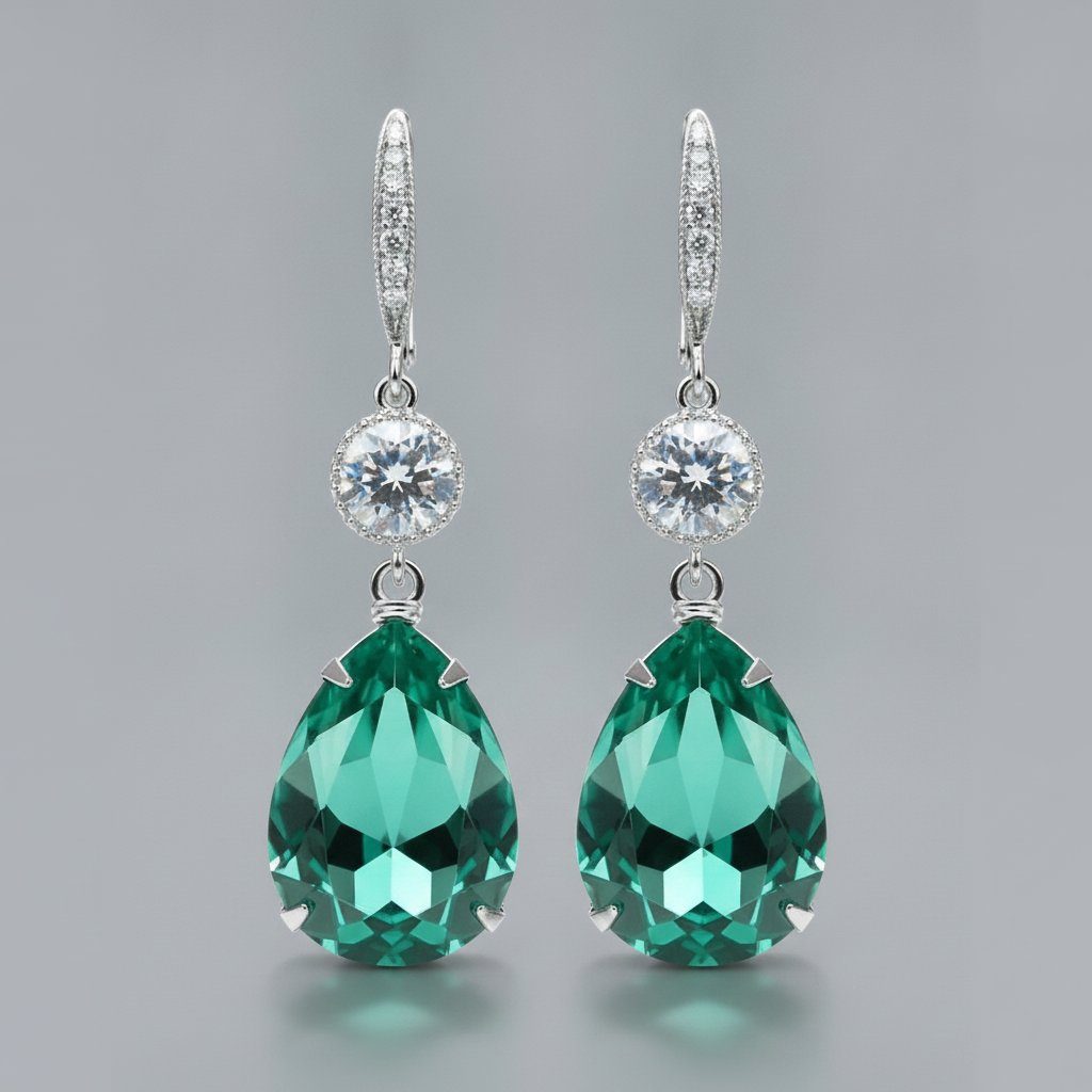 Elise Crystal Earrings
