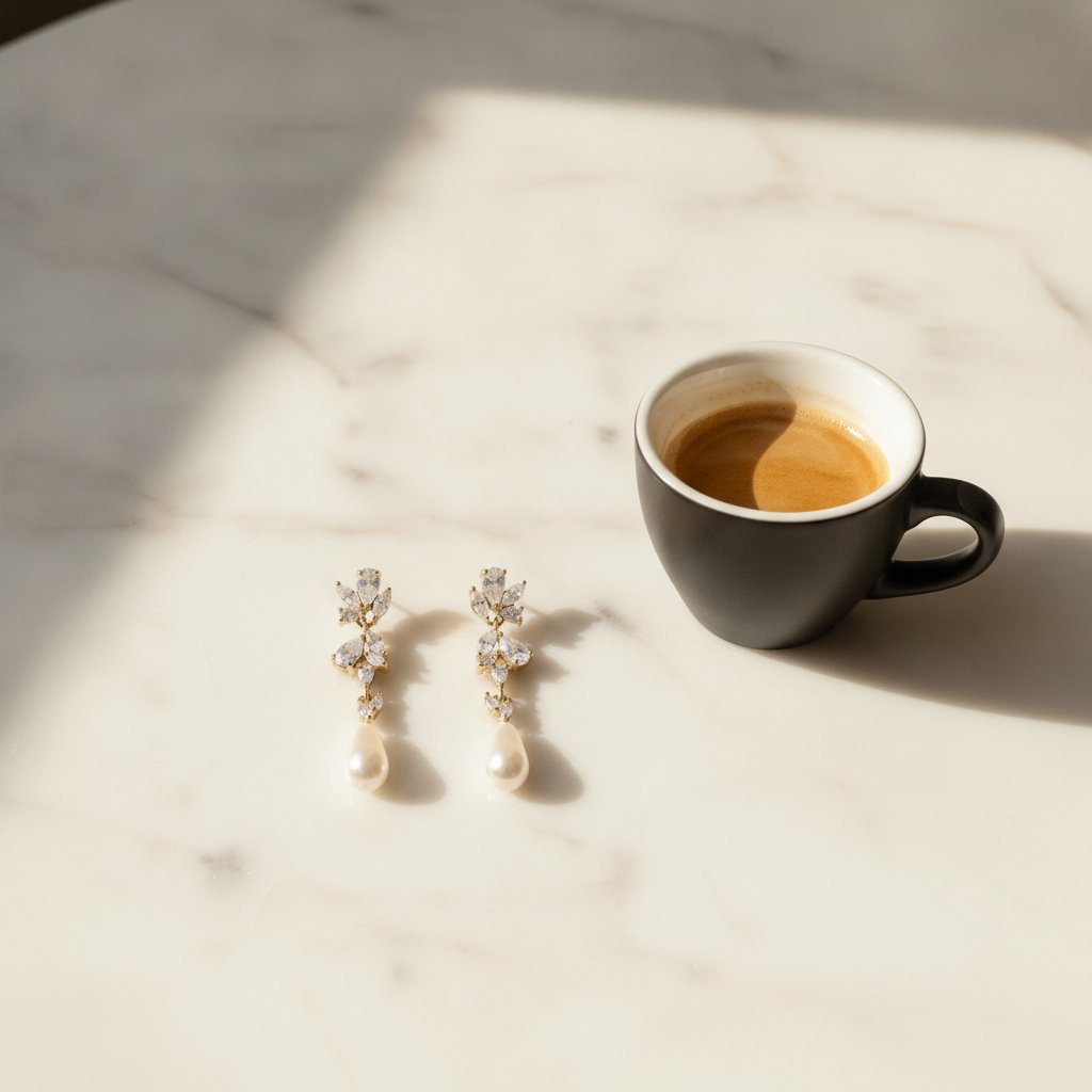 Elise Pearl Earrings